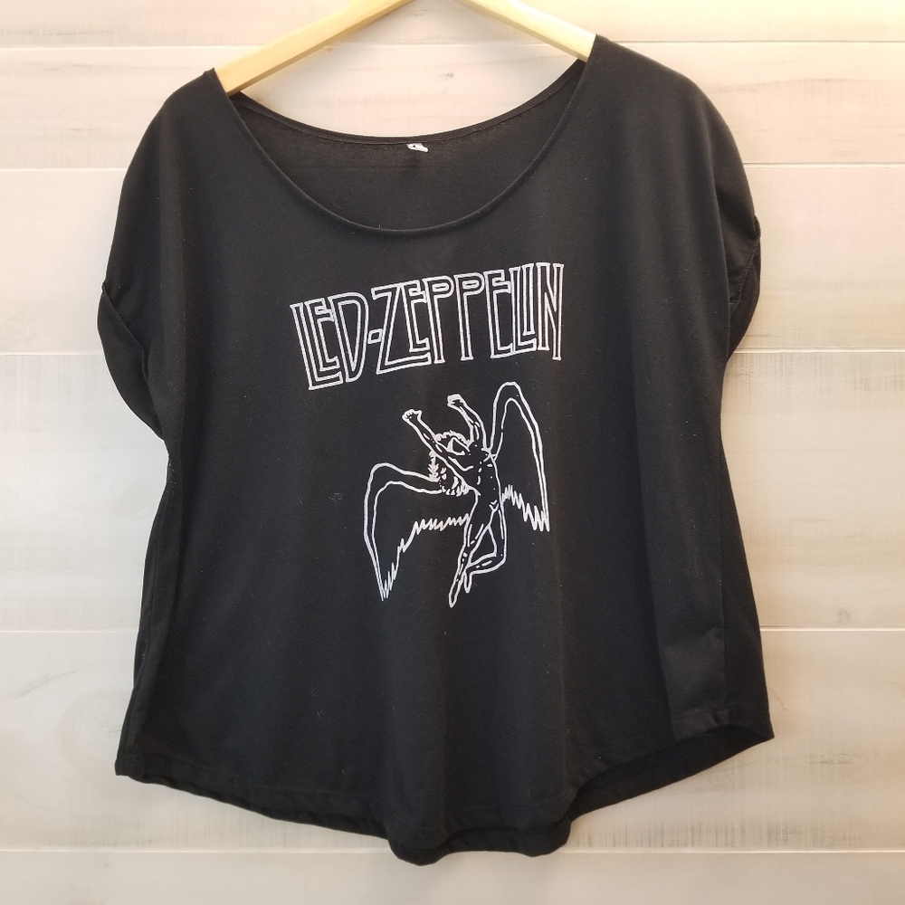 Black Graphic Short Sleeve Tee